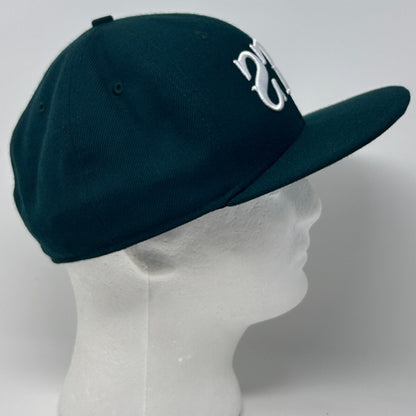 Saint Alfred Baseball Hat Cap STA Chicago New Era 5950 Wool Green Fitted 7 3/8