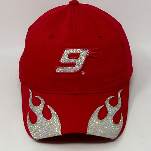 NASCAR Kasey Kahne Youth Hat Baseball Cap Glitter Chase Girls Kids Strapback Red