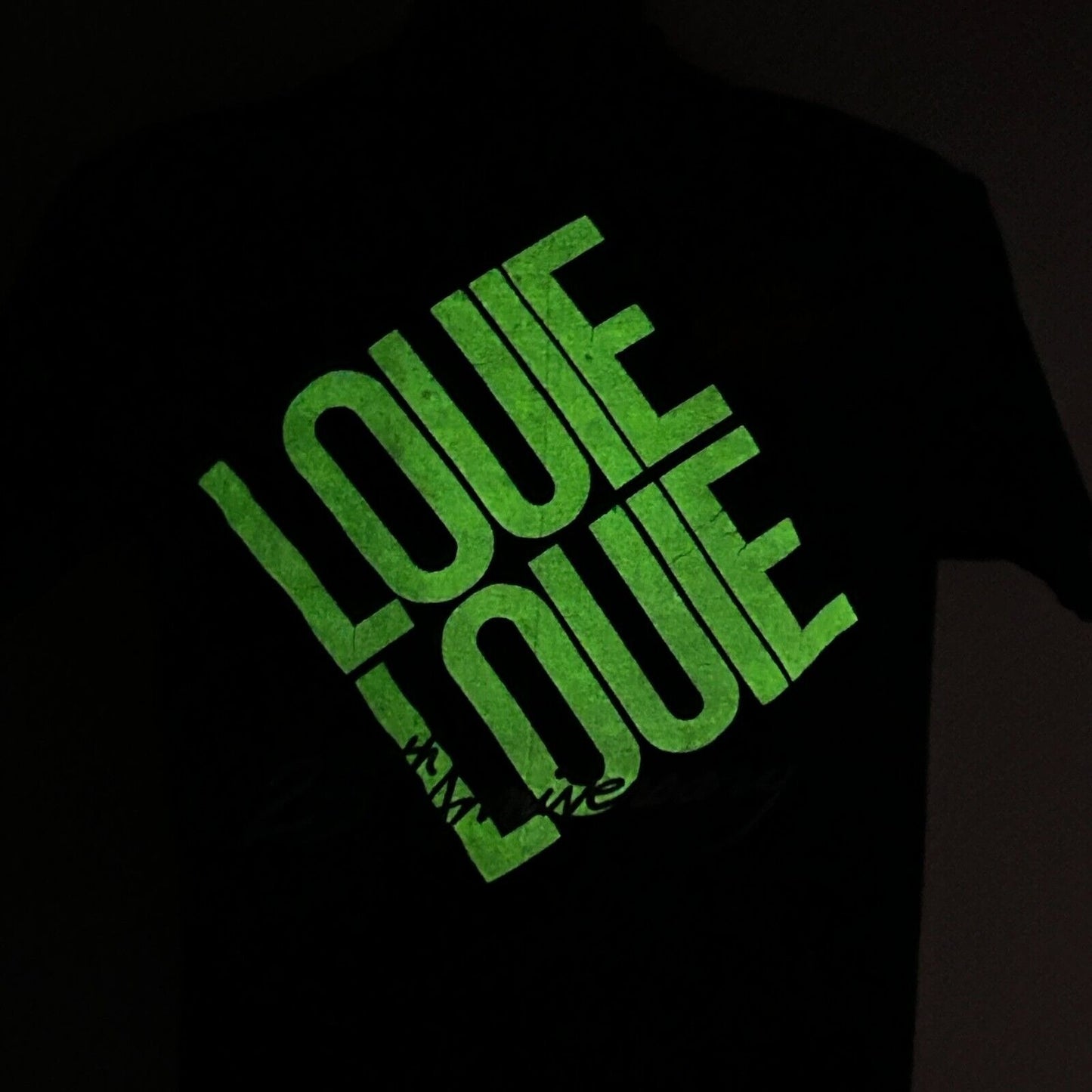 Vintage The Kingsmen Louie Louie T Shirt Mens Medium Glow In The Dark GITD Blue