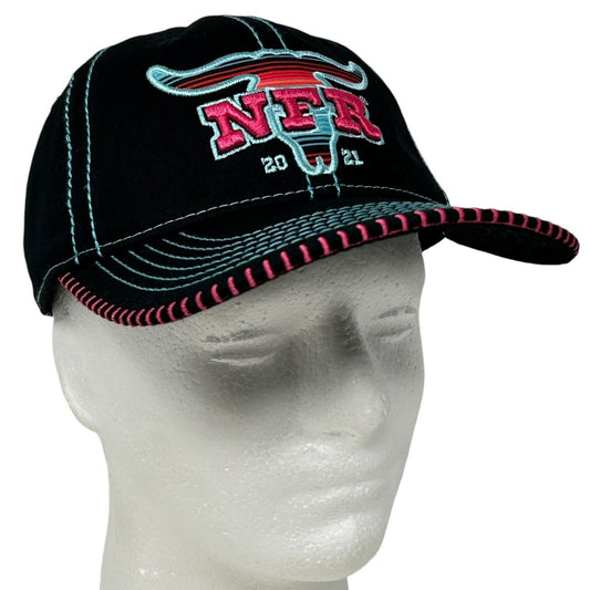 NFR Las Vegas 2021 Baseball Hat Cap National Finals Rodeo Cowboy Strapback Black