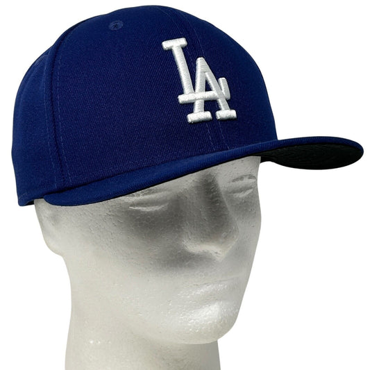 Los Angeles LA Dodgers Baseball Cap Hat Fitted 7 1/4 New Era 59Fifty Blue MLB