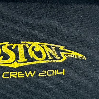 Boston Local Crew 2014 Tour T Shirt Mens X-Large Concert Roadie Band Tee Black