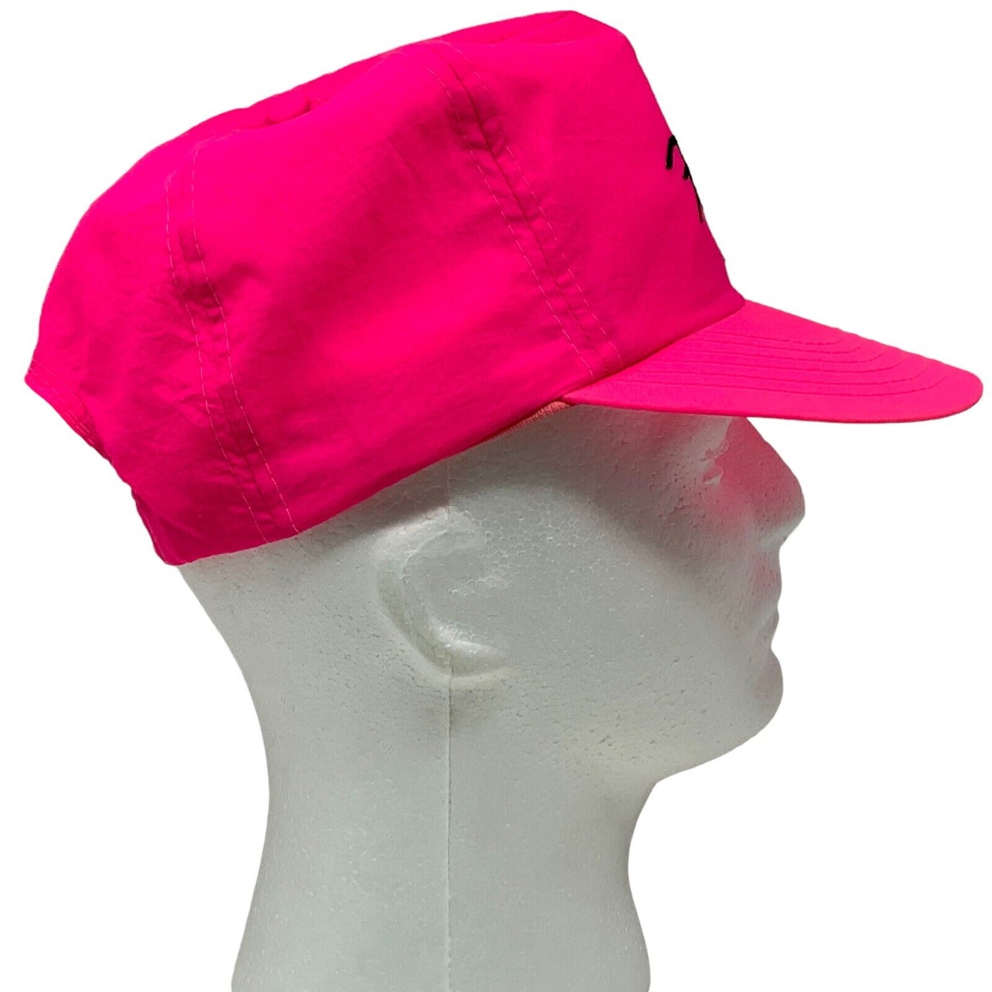 Vintage 90s Flamingo Hilton Hotel Casino Snapback Hat Laughlin Pink Baseball Cap