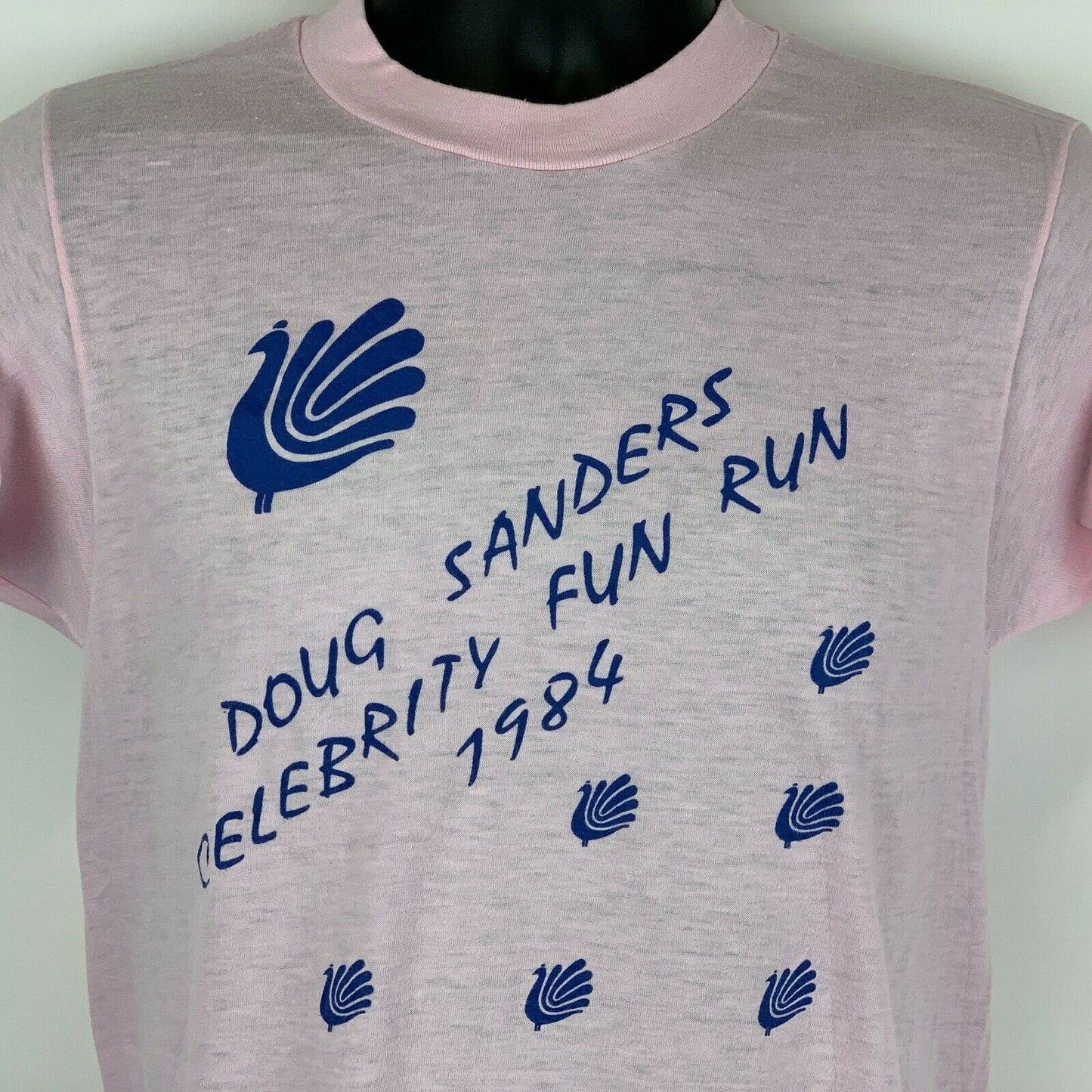 Vintage 80s Golfer Doug Sanders Celebrity Fun Run T Shirt PGA Made In USA Small